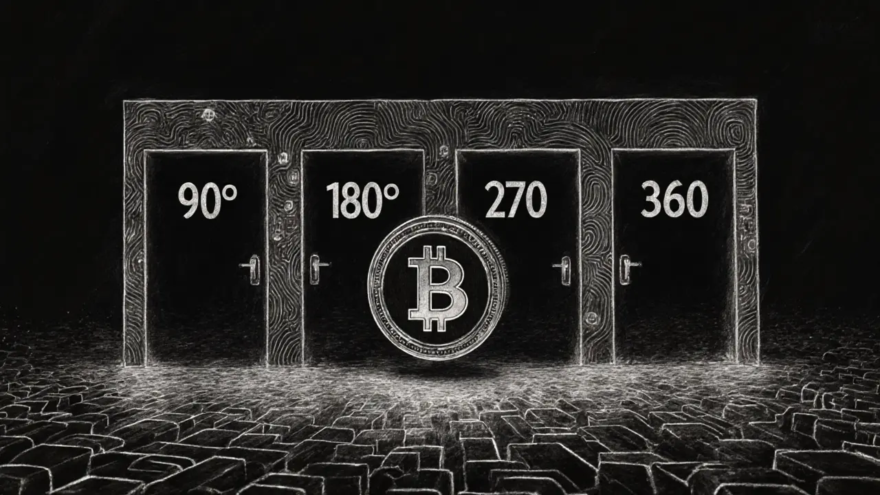 A digital portal with locked time-based doors and a single unclaimed token floating nearby.